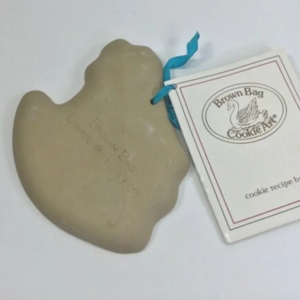 Brown Bag Cookie Art Rocking Horse Mold 1984 Unused‎ with Recipe Book Vintage